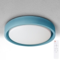 Brilagi - LED dæmpbar loftlampe MATTEO LED/48W/230V 3000-6500K Ø 41 cm turkis + fjernbetjening