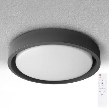 Brilagi - LED dæmpbar loftlampe MATTEO LED/60W/230V 3000-6500K Ø 51,5 cm sort + fjernbetjening