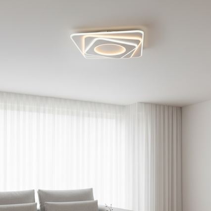 Brilagi - Dæmpbar LED-loftlampe MODERN LED/100W/230V 3000-6000K 48x48 cm + fjernbetjening