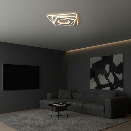 Brilagi - Dæmpbar LED-loftlampe MODERN LED/100W/230V 3000-6000K 48x48 cm + fjernbetjening