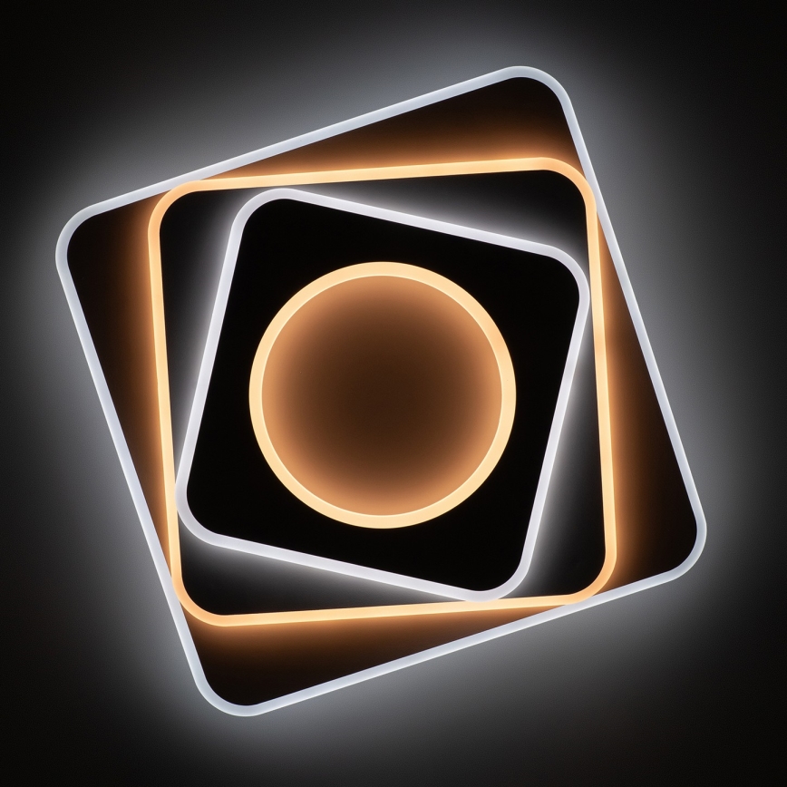 Brilagi - Dæmpbar LED-loftlampe MODERN LED/100W/230V 3000-6000K 48x48 cm + fjernbetjening