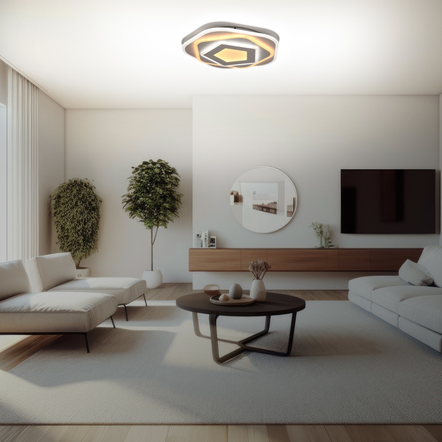 Brilagi - LED Dæmpbar loftlampe MODERN LED/64W/230V 2700-6500K Ø 40 cm + fjernbetjening