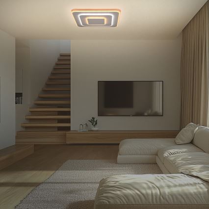 Brilagi - LED dæmpbar loftlampe MODERN LED/72W/230V 2700-6500K 46,6x46,6 cm + fjernbetjening