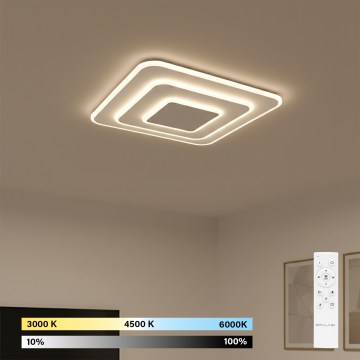 Brilagi - LED-dæmpbar loftlampe MODERN LED/72W/230V 3000-6000K 46,6x46,6 cm + fjernbetjening