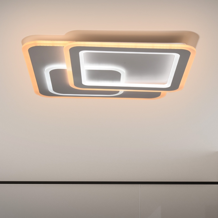 Brilagi - LED dæmpbar loftlampe MODERN LED/80W/230V 2700-6500K 52,5x52,5 cm + fjernbetjening