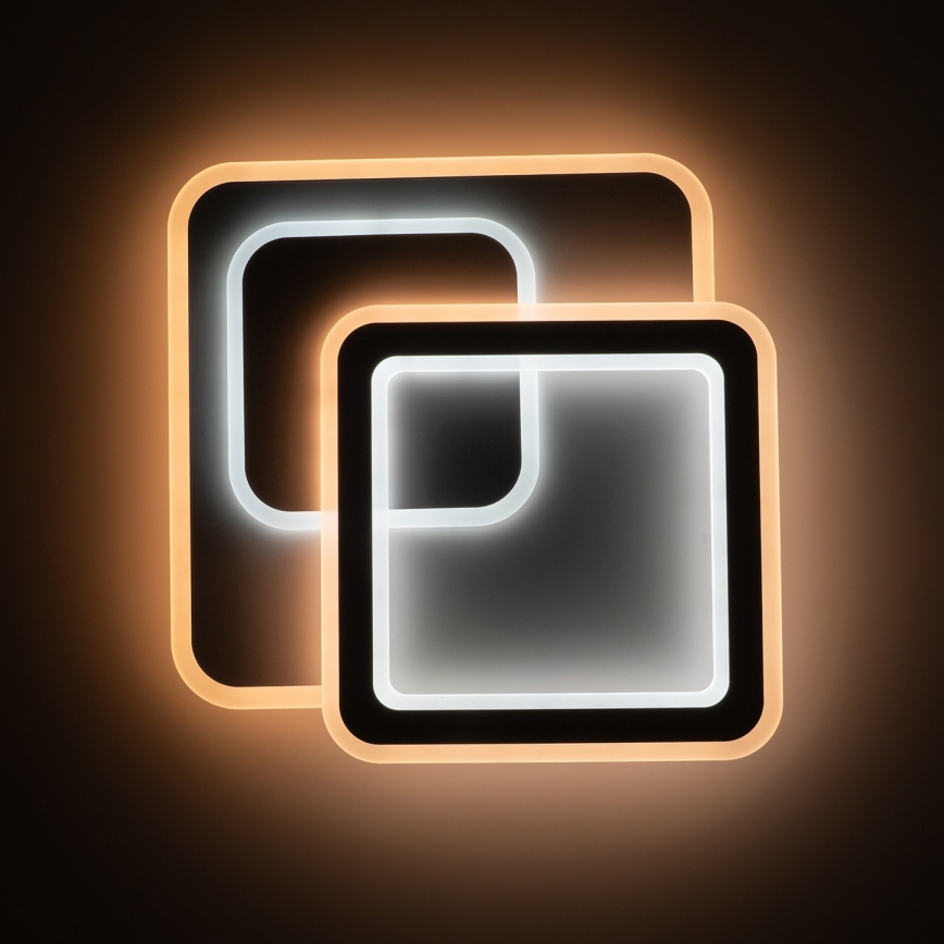 Brilagi - LED dæmpbar loftlampe MODERN LED/80W/230V 2700-6500K 52,5x52,5 cm + fjernbetjening