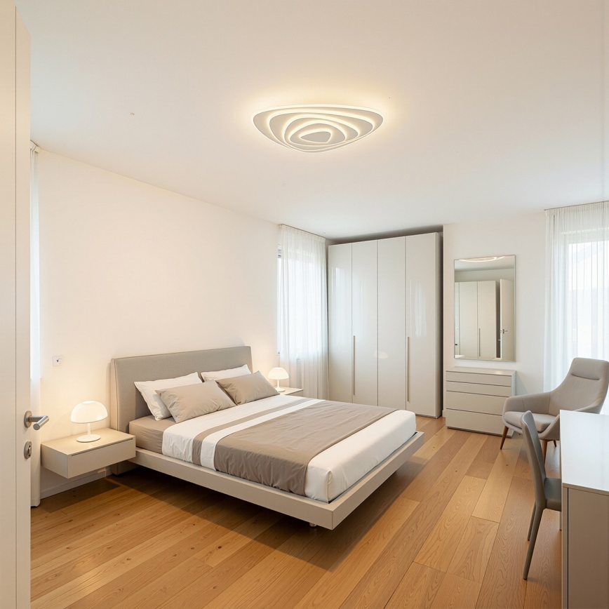 BRILAGI - Dæmpbar LED-loftlampe MODERN MAXI LED/140W/230V 3000-6000K 74x75 cm + fjernbetjening