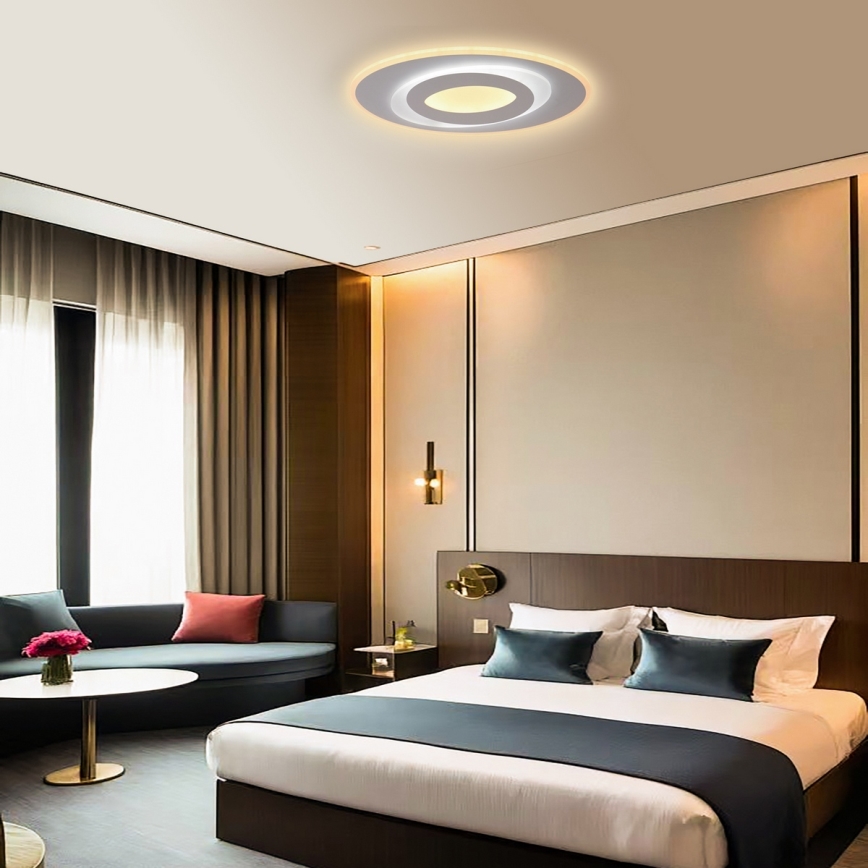 Brilagi - LED-dæmpbar loftlampe MODERN LED/45W/230V 3000-6000K 20x40 cm + fjernbetjening