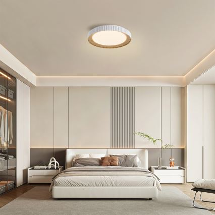 Brilagi - dæmpbar LED-loftlampe NEXO LED/48W/230V 3000-6000K hvid Ø 43 cm + fjernbetjening