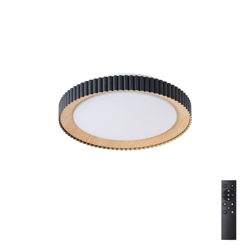Brilagi - Dæmpbar LED-loftlampe NEXO LED/48W/230V 3000-6000K sort Ø 43 cm + fjernbetjening