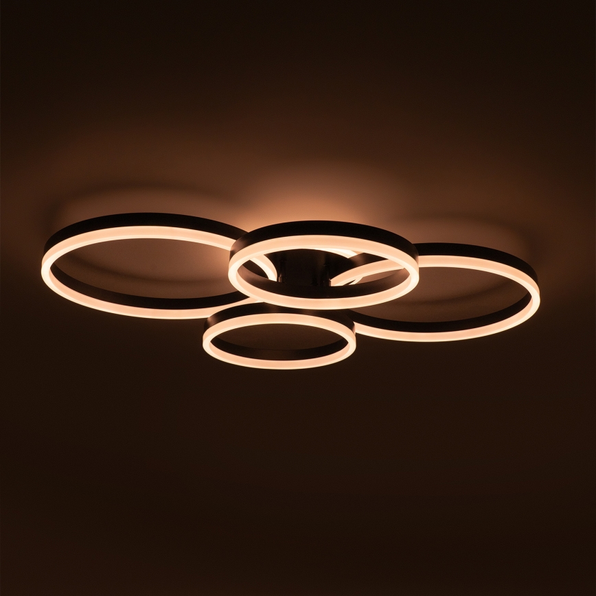 Brilagi - LED dæmpbar loftlampe ORBITS LED/52W/230V 3000-6000K + fjernbetjening