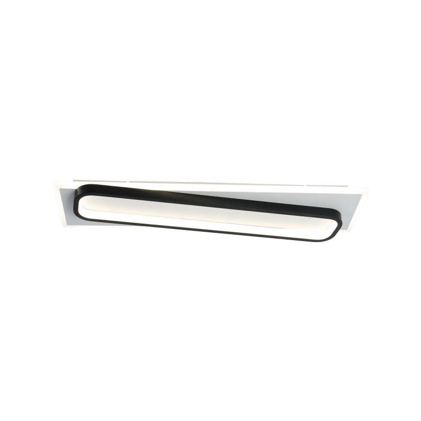 Brilagi - Dæmpbar LED-loftlampe OUTLINE LED/52W/230V 3000-6000K 15x60 cm hvid/sort + fjernbetjening
