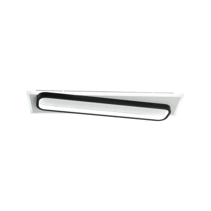 Brilagi - Dæmpbar LED-loftlampe OUTLINE LED/52W/230V 3000-6000K 15x60 cm hvid/sort + fjernbetjening