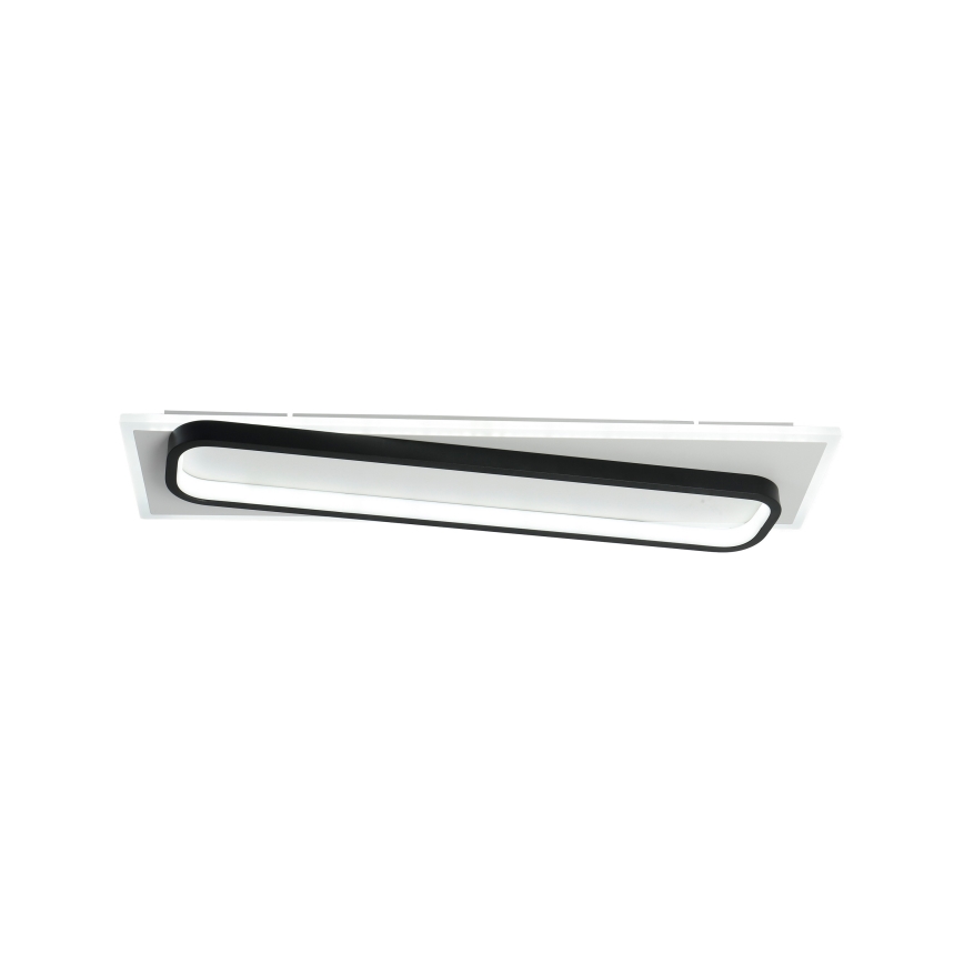 Brilagi - Dæmpbar LED-loftlampe OUTLINE LED/52W/230V 3000-6000K 15x60 cm hvid/sort + fjernbetjening