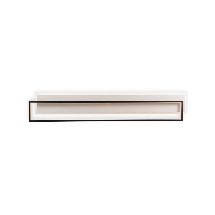 Brilagi - LED dæmpbar loftlampe OUTLINE LED/90W/230V 3000-6000K 18x100 cm hvid/sort + fjernbetjening