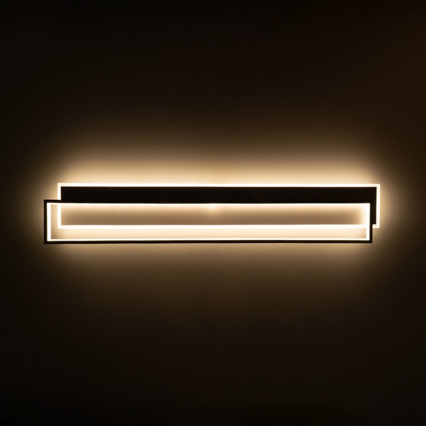 Brilagi - LED dæmpbar loftlampe OUTLINE LED/90W/230V 3000-6000K 18x100 cm hvid/sort + fjernbetjening