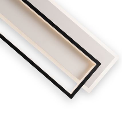 Brilagi - LED dæmpbar loftlampe OUTLINE LED/90W/230V 3000-6000K 18x100 cm hvid/sort + fjernbetjening