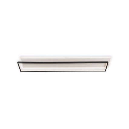 Brilagi - LED dæmpbar loftlampe OUTLINE LED/90W/230V 3000-6000K 18x100 cm hvid/sort + fjernbetjening
