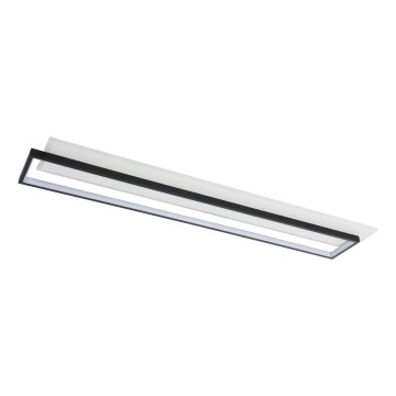 Brilagi - LED dæmpbar loftlampe OUTLINE LED/90W/230V 3000-6000K 18x100 cm hvid/sort + fjernbetjening