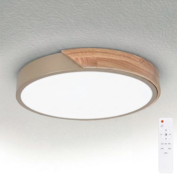 BRILAGI - LED dæmpbar loftlampe PILANA LED/48W/230V 3000-6500K eg/beige Ø 40 cm + fjernbetjening