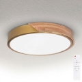 BRILAGI - LED-dæmpbar loftlampe PILANA LED/48W/230V 3000-6500K eg/guld Ø 40 cm + fjernbetjening