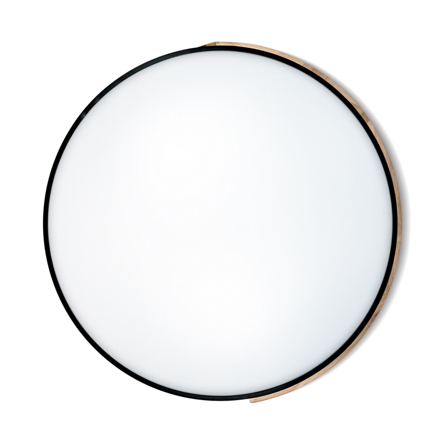 Brilagi - LED-dæmpbar loftlampe PILANA LED/72W/230V 3000-6500K eg/sort Ø 80 cm + fjernbetjening