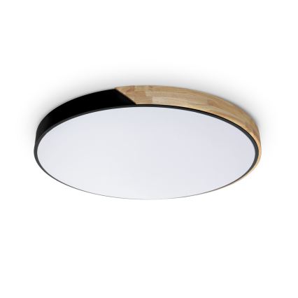 Brilagi - LED-dæmpbar loftlampe PILANA LED/72W/230V 3000-6500K eg/sort Ø 80 cm + fjernbetjening