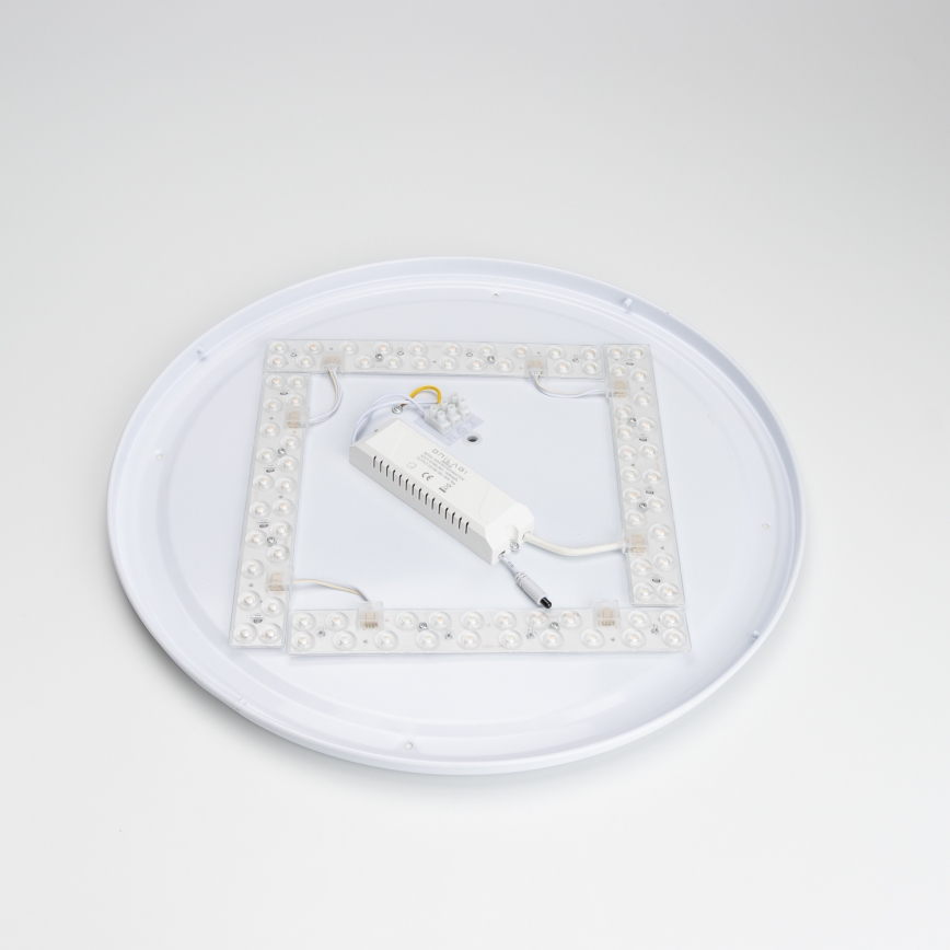 Brilagi - LED-dæmpbar loftlampe PINE LED/60W/230V træ Ø 52 cm 3000-6500K + fjernbetjening