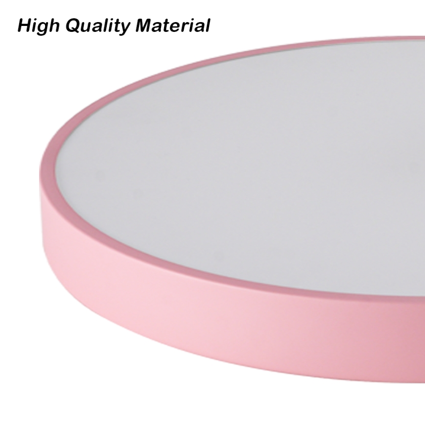 Brilagi - LED dæmpbar loftlampe POOL LED/36W/230V 3000-6000K Ø 30 cm lyserød + fjernbetjening