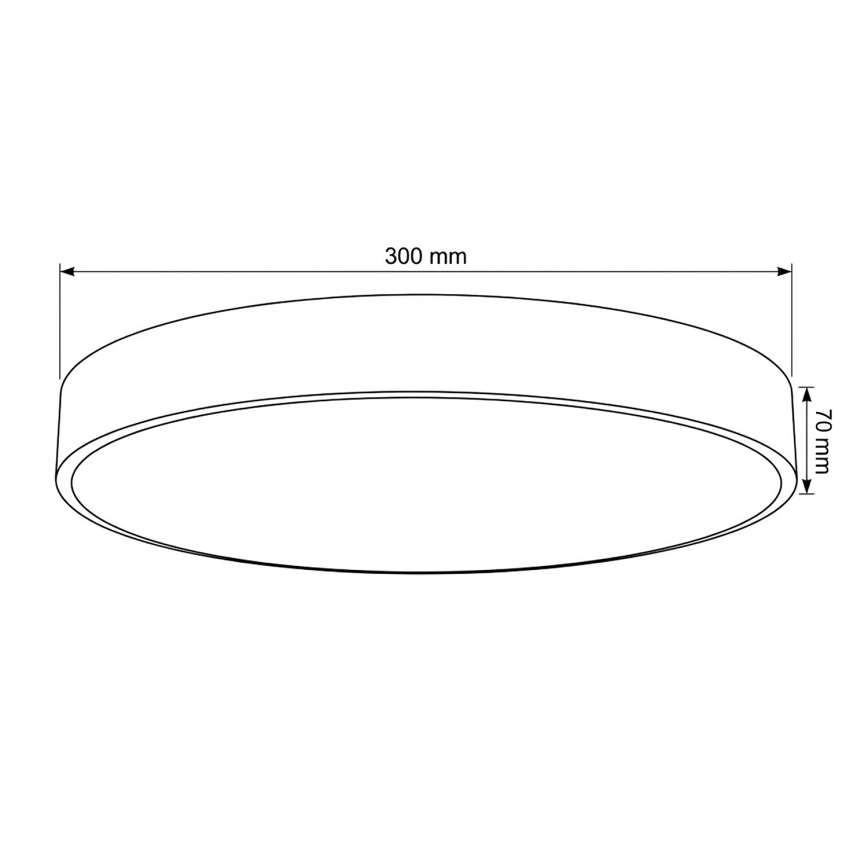 Brilagi - Dæmpbar LED-loftlampe POOL LED/36W/230V 3000-6000K Ø 30 cm beige + fjernbetjening