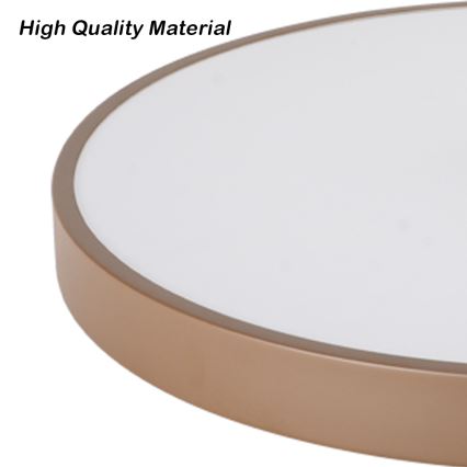 Brilagi - LED-dæmpbar loftlampe POOL LED/60W/230V 3000-6000K Ø 50 cm brun + fjernbetjening