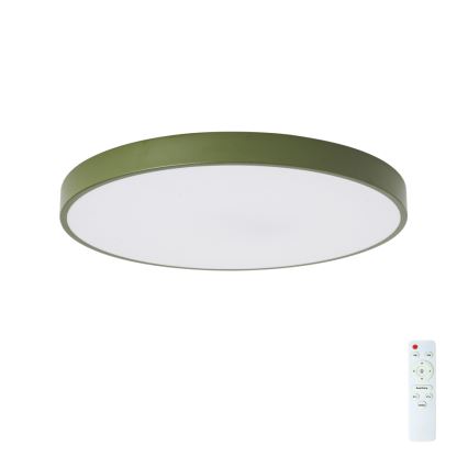 Brilagi - Dæmpbar LED-loftlampe POOL LED/60W/230V 3000-6000K Ø 60 cm grøn + fjernbetjening