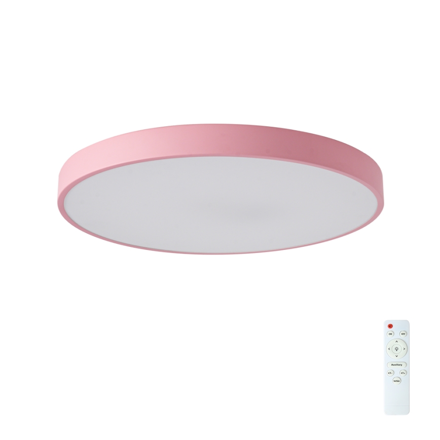 Brilagi - Dæmpbar LED-loftlampe POOL LED/60W/230V 3000-6000K Ø 60 cm pink + fjernbetjening
