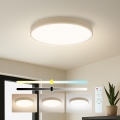Brilagi - LED dæmpbar loftlampe POOL LED/60W/230V 3000-6000K Ø 50 cm beige + fjernbetjening