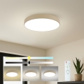 Brilagi - LED dæmpbar loftlampe POOL LED/60W/230V 3000-6000K Ø 60 cm beige + fjernbetjening
