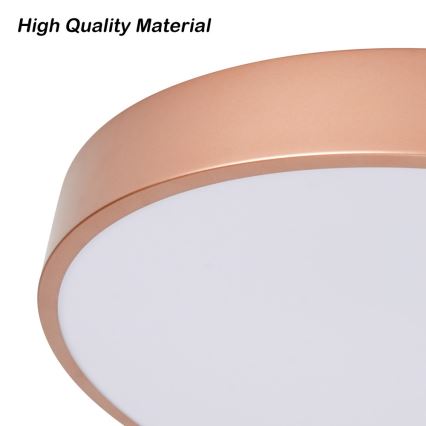Brilagi - LED dæmpbar loftlampe POOL LED/60W/230V 3000–6000K Ø 50 cm bronzefarvet + fjernbetjening