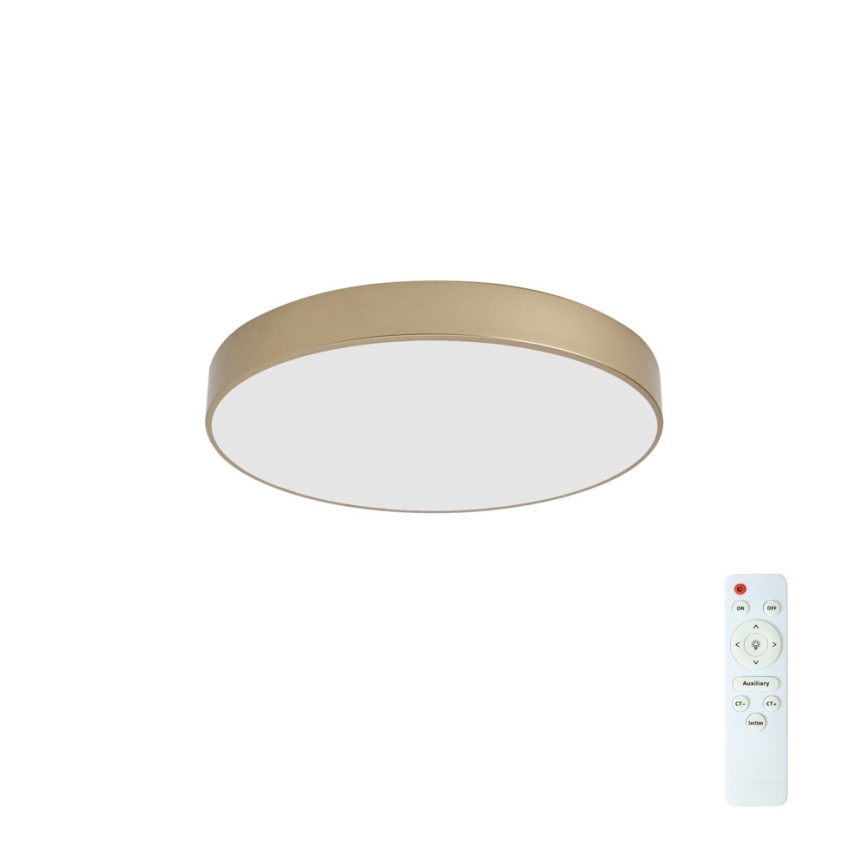 BRILAGI - Dæmpbar LED-loftlampe POOL LED/60W/230V 3000-6000K Ø 50 cm guldfarvet + fjernbetjening
