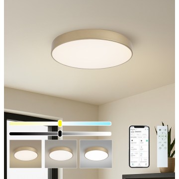 Brilagi - LED-dæmpbar loftlampe POOL SMART LED/60W/230V 3000-6000K Ø 50 cm Wi-Fi Tuya guld + fjernbetjening