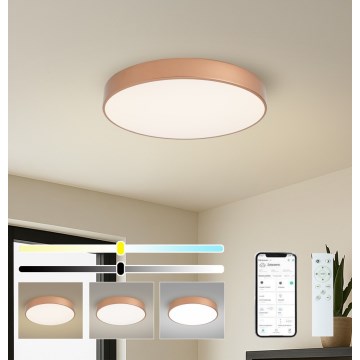 BRILAGI - LED-dæmpbar loftlampe POOL SMART LED/60W/230V 3000-6000K Ø 50 cm Wi-Fi Tuya kobberfarvet + fjernbetjening