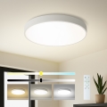 Brilagi - LED dæmpbar loftlampe POOL SMART LED/60W/230V 50 cm 3000-6000K Wi-Fi Tuya + fjernbetjening hvid