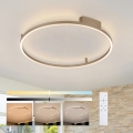 Brilagi - LED Dæmpbar loftlampe PORTOFINO LED/60W/230V 3000-6000K Ø 80 cm beige + fjernbetjening