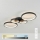 Brilagi - LED-dæmpbar loftlampe RINGO LED/34W/230V 3000-6000K 28x78 cm sort + fjernbetjening