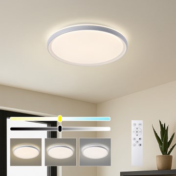Brilagi - LED dæmpbar loftlampe RIVO LED/72W/230V 3000-6000K hvid Ø 50 cm + fjernbetjening