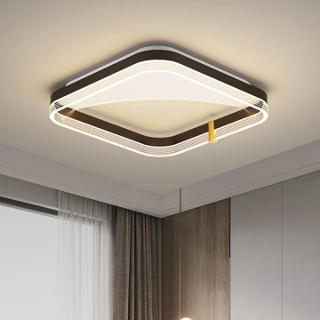 Brilagi - LED dæmpbar loftlampe SIRELI LED/56W/230V 3000-6000K 40x40 cm + fjernbetjening