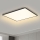 Brilagi - LED dæmpbar loftlampe SLIMFRAME LED/58W/230V 60x60 cm 3000-6000K sort + fjernbetjening