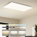 Brilagi - LED dæmpbar loftlampe SLIMFRAME LED/80W/230V 120x60 cm 3000-6000K hvid + fjernbetjening