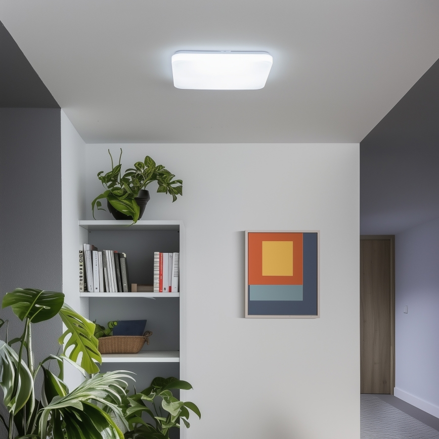 Brilagi - Dæmpbar LED-loftlampe SMART LED/24W/230V 43x43 cm 3000-6000K Wi-Fi Tuya Beacon + fjernbetjening