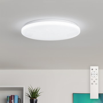 Brilagi - LED dæmpbar loftlampe SMART STARS LED/36W/230V Ø 48 cm 3000-6000K Wi-Fi Tuya Beacon + fjernbetjening