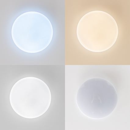 Brilagi - LED dæmpbar loftlampe SMART STARS LED/36W/230V Ø 48 cm 3000-6000K Wi-Fi Tuya Beacon + fjernbetjening