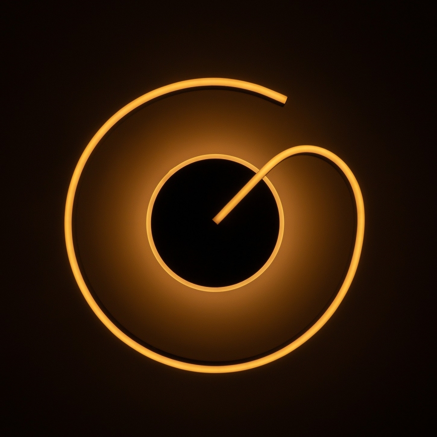 Brilagi - Dæmpbar LED-loftlampe SPIRAL, 56 W, 230 V, Ø 50 cm, 3000/4000/6000K + fjernbetjening